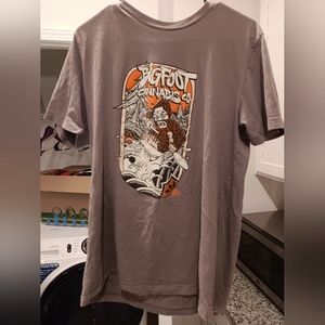 Bigfoot cannabis company custom t-shirt Northern California Humboldt County